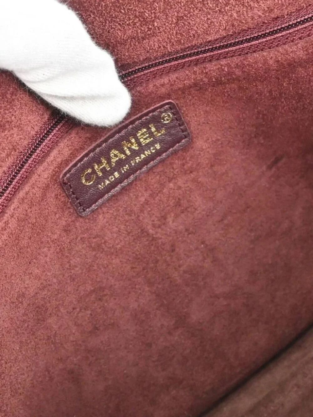 Chanel Beige Calfskin Saddle Double Flap Messenger Shoulder Bag